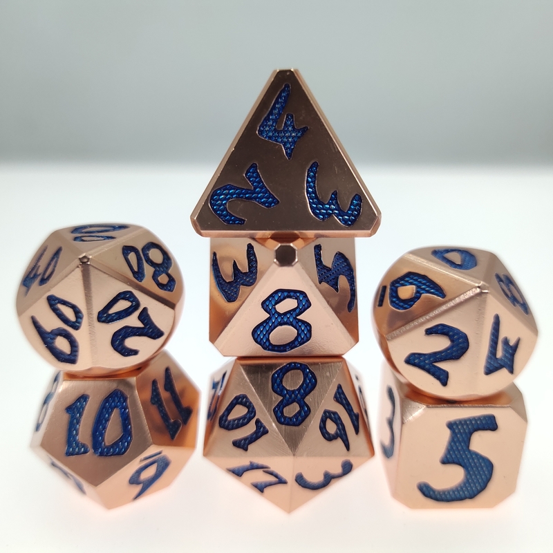 Práctico juego de dados antidesgaste resistente a granel, personalizado, multiusos, ligero, poliédrico