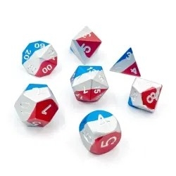 El juego de dados DND es un juego de dados poliédrico.