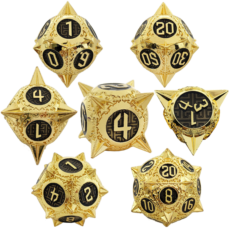 TRPG 16 mm Polyfront DND Diza de metal de varios colores Martillo de meteoro personalizado
