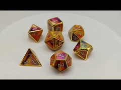 Mano que muele a Mini Polyhedral Dice Set Sturdy multiusos para los regalos