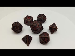 Olor de D6 D8 D10 Mini Polyhedral Dice No Peculiar multiusos